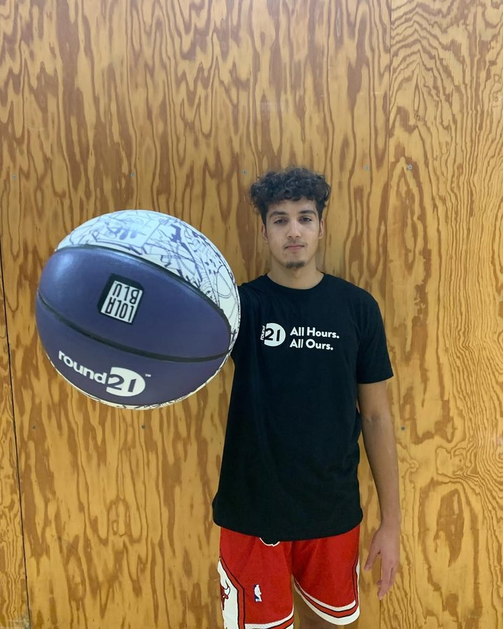 Instagram post by @jumpman_jimmy for round21. Caption reads: All Hours. All ours. 😈🏀 @weareround21 #round21....