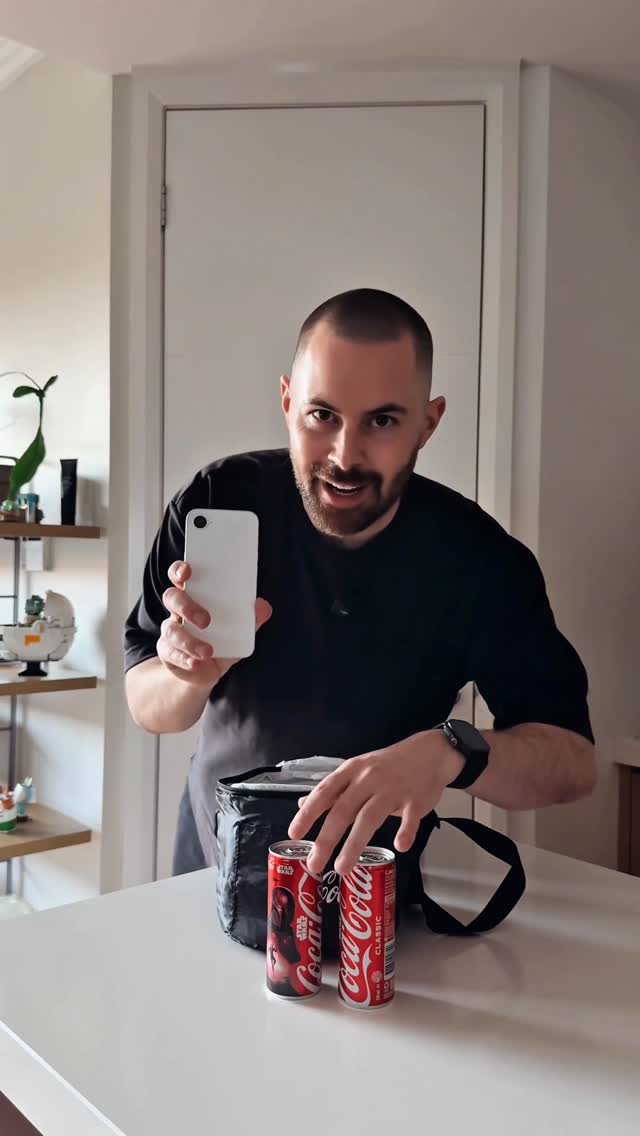 Instagram post by @bradcanning for Coca-Cola Australia. Caption reads: The new Coca Cola and Star Wars collab is a match....