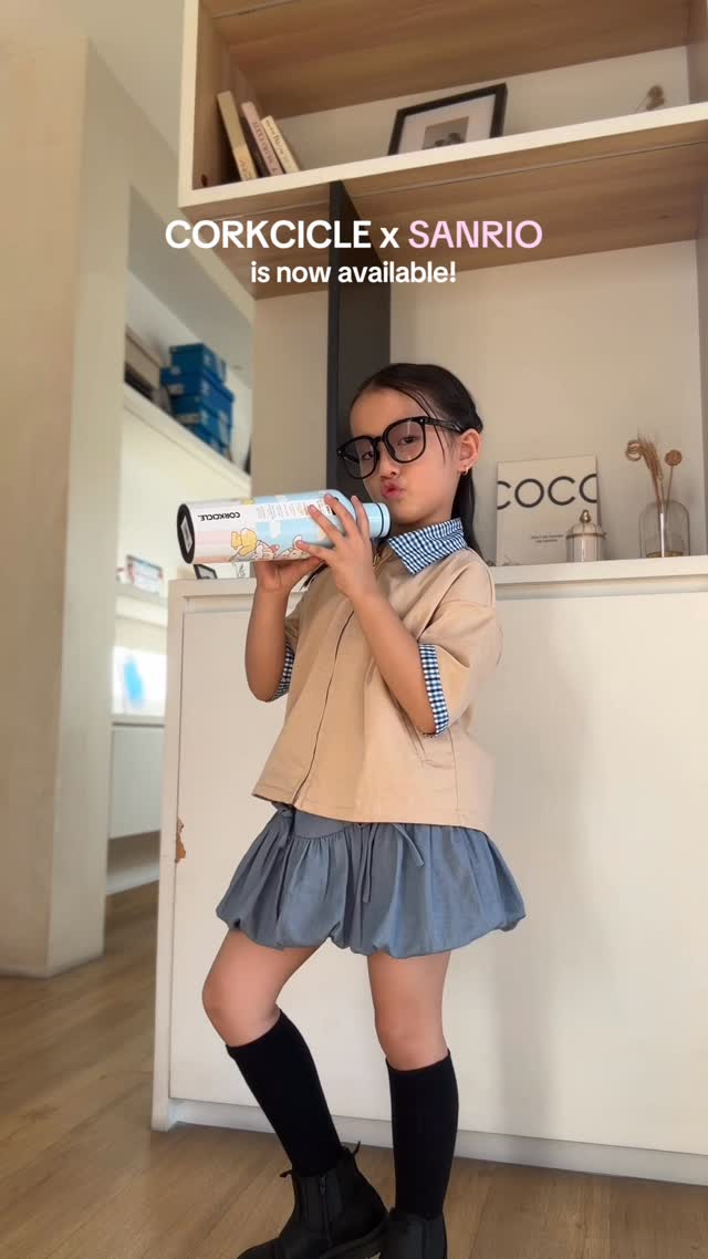 Instagram post by @roulineee for Corkcicle. Caption reads: Her cutest dream came true @corkcicle.idn x....