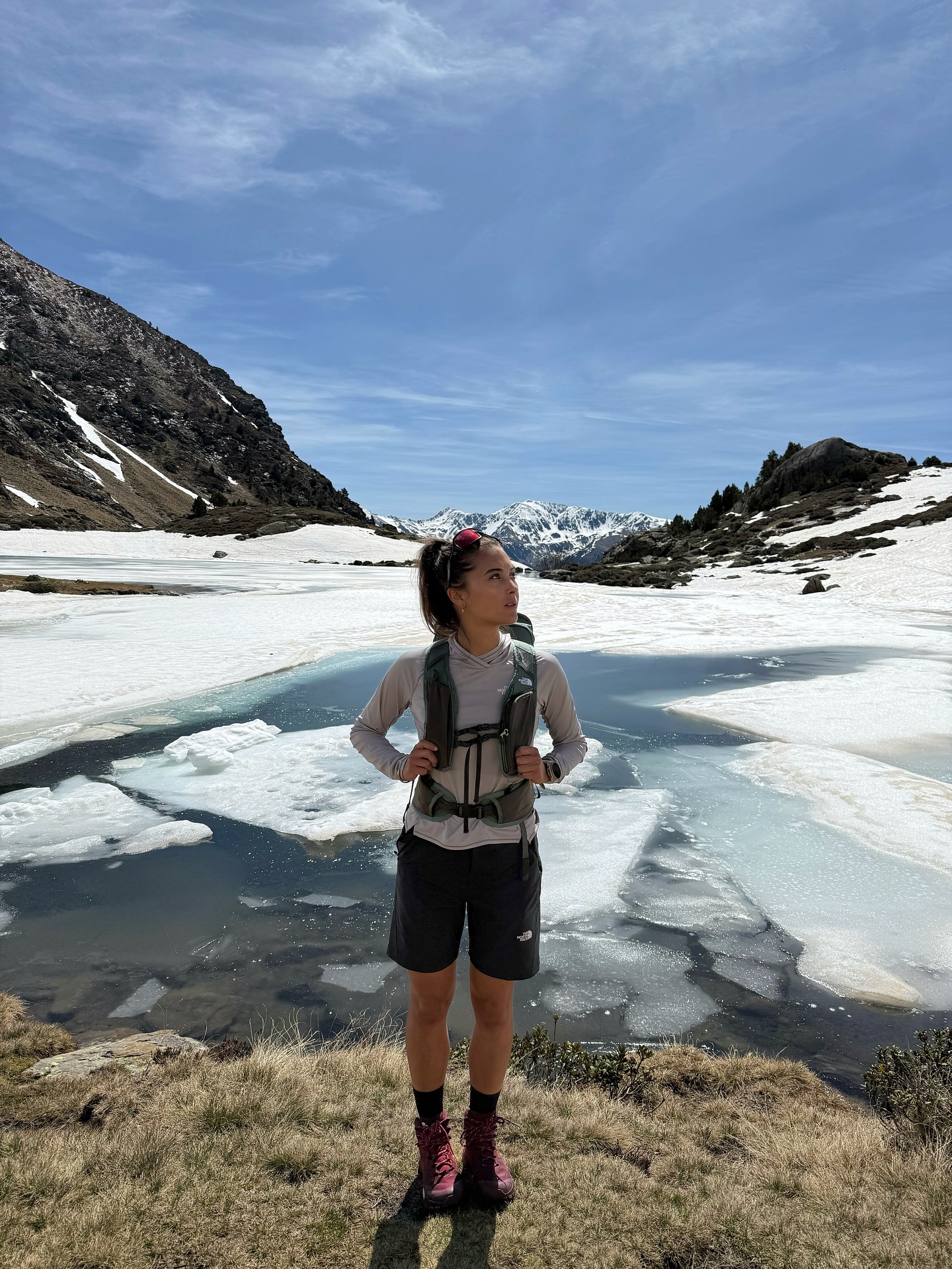 Instagram post by @suziemarachet for The North Face France. Caption reads: I can’t get enough of these breathtaking views....