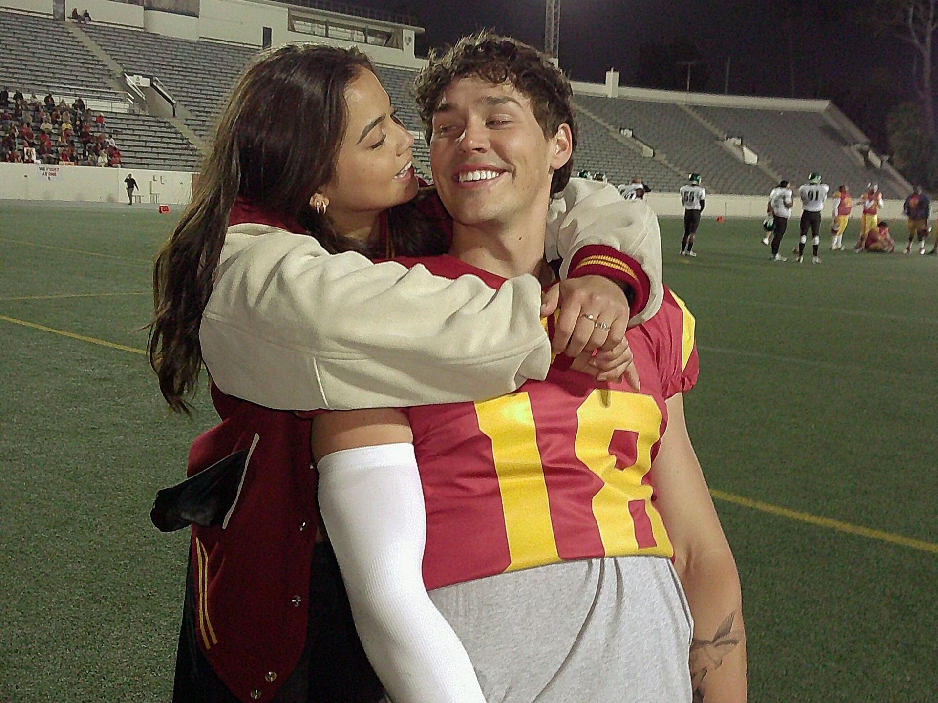 TikTok post by @wattpad for Tubi. Caption reads: Sidelined 2: Intercepted on film 📷 and now....