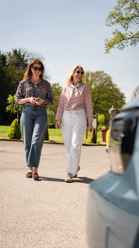 Instagram post by @sarahinsurrey for FIAT. Caption reads: a d. Girls Trip with a difference with @fiat_uk....