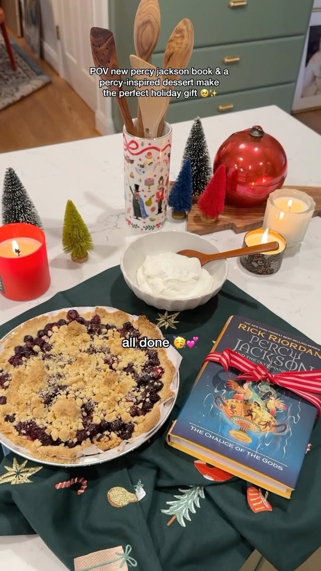 Instagram post by @peruseproject for Read Riordan. Caption reads: [...] accepted into college!? @disneybooks....