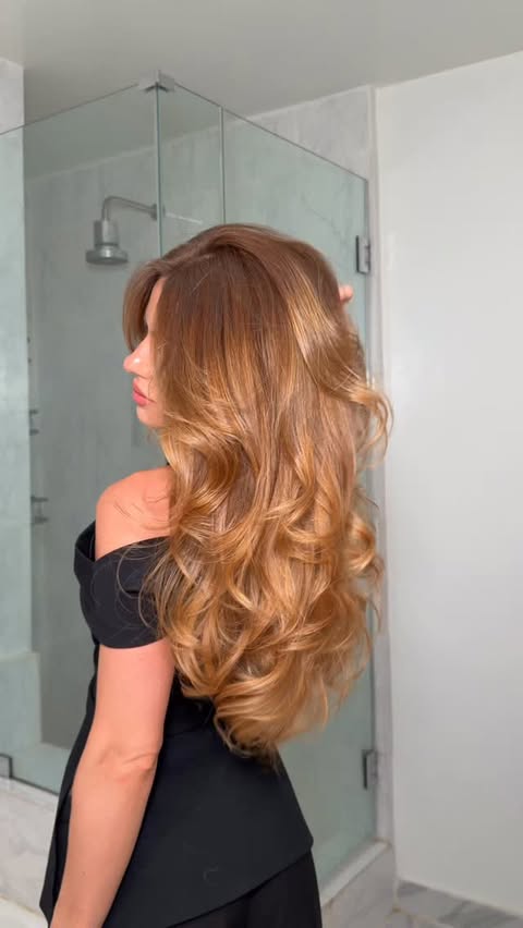 Instagram post by @anggwells for OLAPLEX. Caption reads: [...] and softer hair. Meet the NEW @olaplex No.....