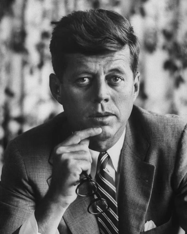 Instagram post by @the.second.button for Brooks Brothers. Caption reads: John Fitzgerald Kennedy. Ivy style icon, and often....