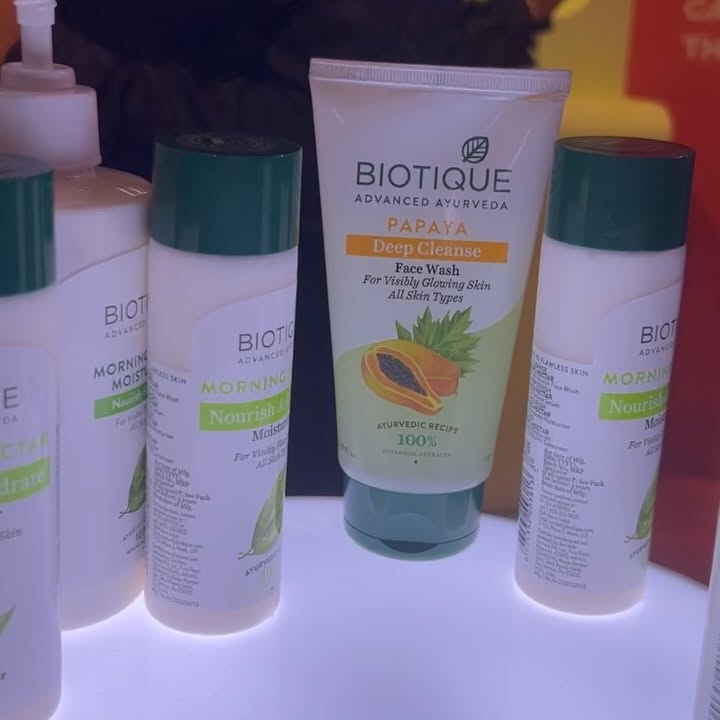 Instagram post by @divyani._.darsha for Biotique. Caption reads: Had a great time with @biotique_world @flipkart....