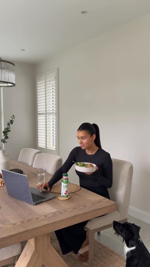 Instagram post by @terriemcevoy for Activia. Caption reads: #Ad Gut health is so important, not just for....