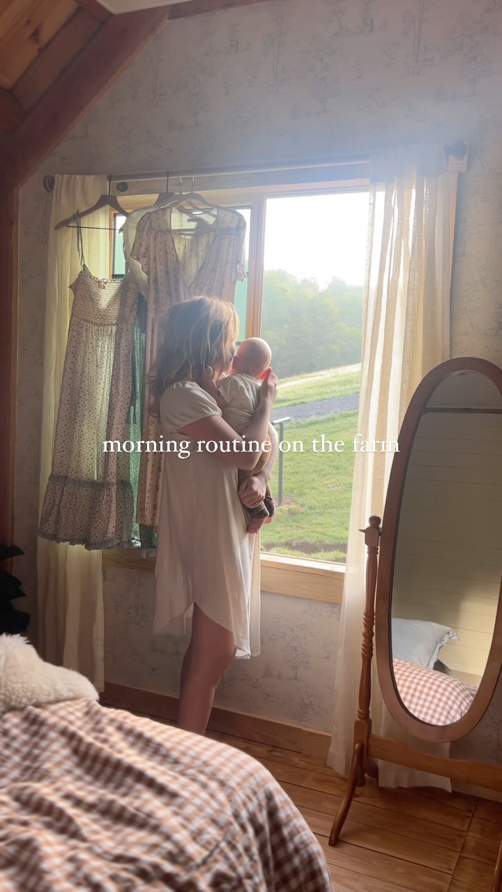 Instagram post by @rohinielyse for Life Extension. Caption reads: Welcome to a typical morning on the farm 🐄🌷☕️🐥....