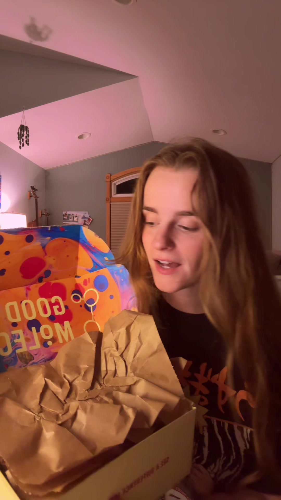 TikTok post by @crimdallacrim for Good Molecules. Caption reads: Love this skincare from @Good Molecules !!🩵🩵.