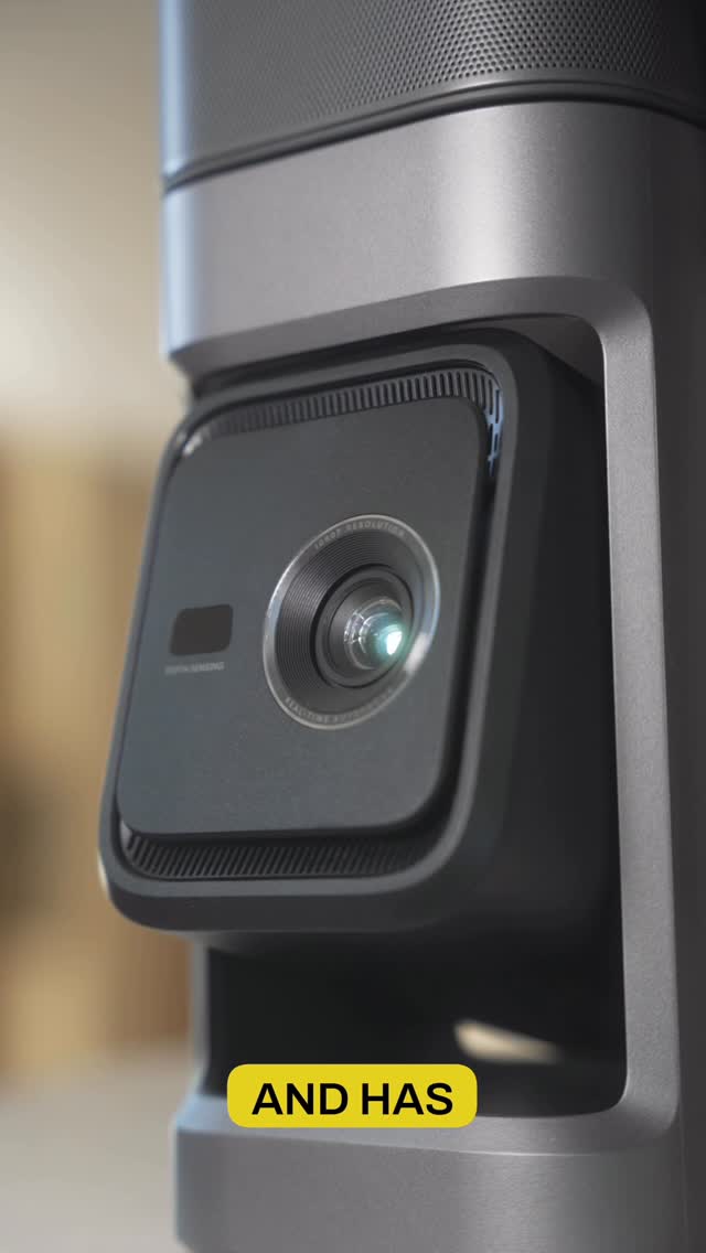 Instagram post by @momentum_productions for NEBULA. Caption reads: @nebula_byanker Just released the P1 projector!....