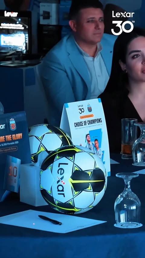 Instagram post by @lexar_global for Lexar. Caption reads: [...] 30 years with a global statement. At Lexar’s....