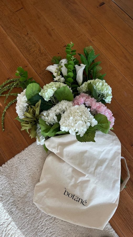 Instagram post by @taleasophiarogel for Botané. Caption reads: [...] for spring? 🥹🌸✨ thank you so much....