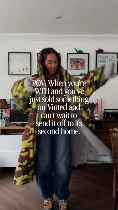 Instagram post by @fatimatruscott for Regatta. Caption reads: [...] Leopard print fleece @regattaoutdoors *....