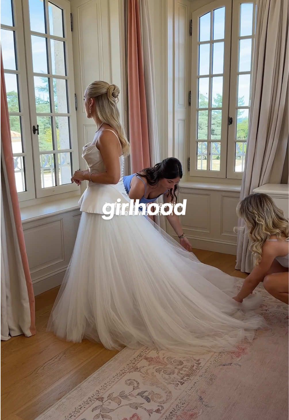 TikTok post by @gracebeverley for SHONA JOY. Caption reads: my gorgeous rainbow of girls in @Shona Joy - I....