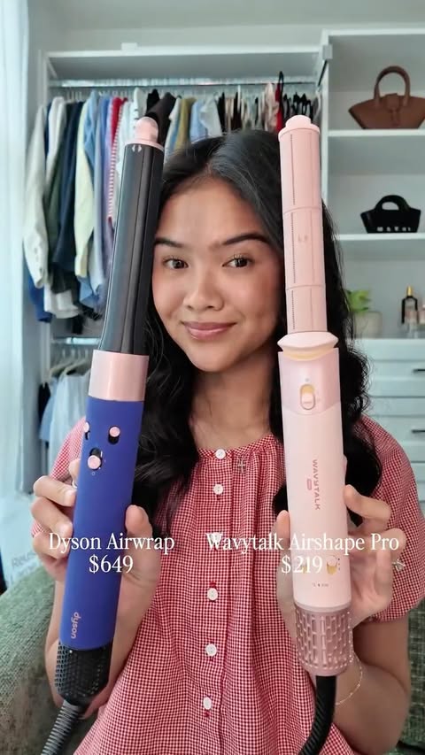 Instagram post by @kiarabasa for WavyTalk. Caption reads: [...] for a salon-worthy blowout at home? 👀....
