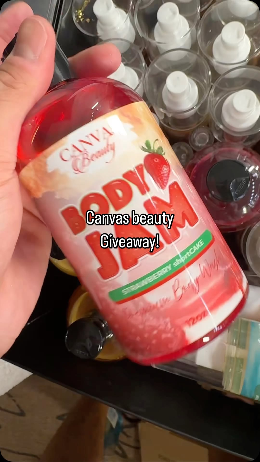 Instagram post by @sand.money for Canvas Beauty Brand. Caption reads: Official giveaway rules coming soon!!! I’m def....