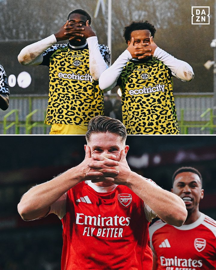 Instagram post by @fgrfc_official for DAZN Football. Caption reads: Who did it better😅👀 #NationalLeagueOnDAZN.