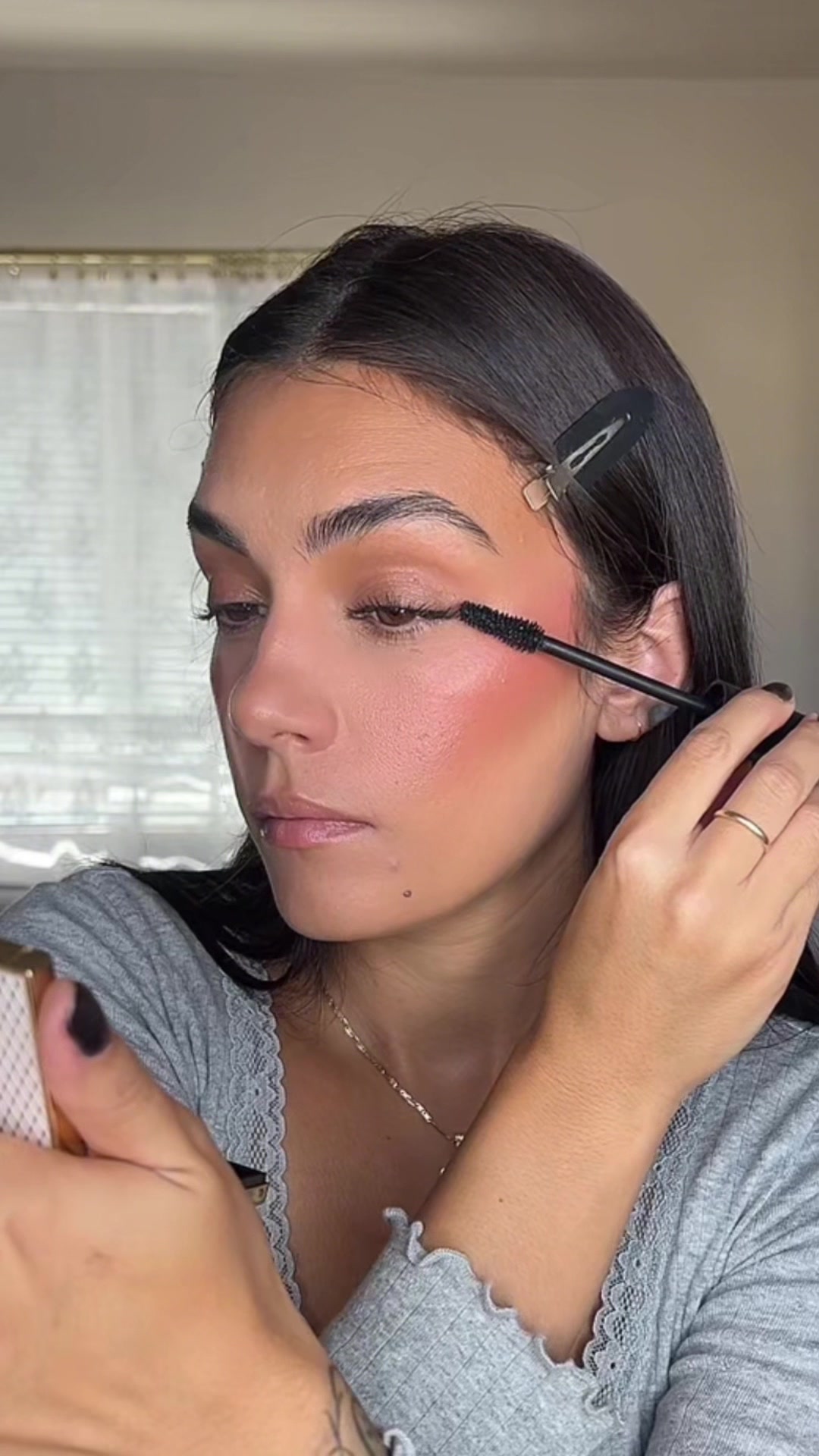 TikTok post by @honeygirlmua for Beautyblender. Caption reads: [...] Denona @Tower 28 Beauty @Beautyblender....