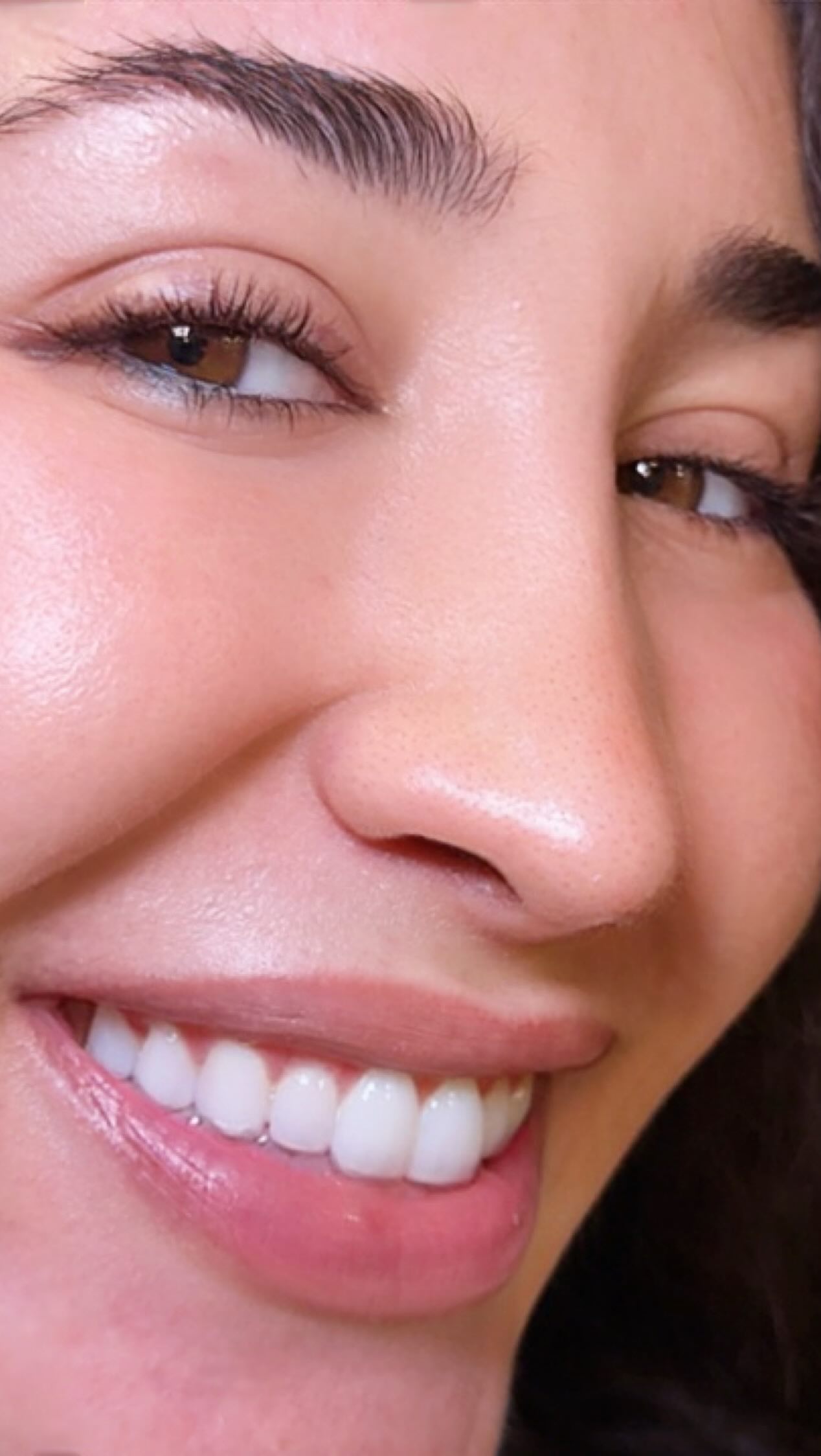 Instagram post by @laladoghmi for ARM and HAMMER. Caption reads: #ad The @armandhammer Advance White Toothpaste....