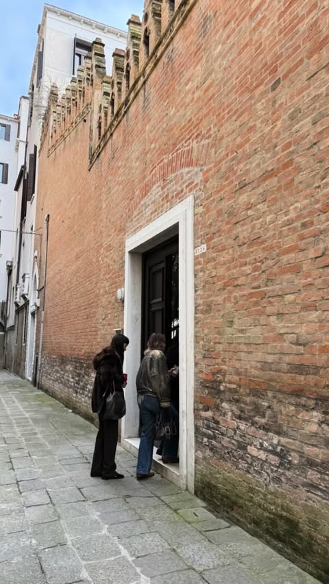 Instagram post by @inga_griese for DVF. Caption reads: Had a wonderful time with @therealdvf in Venice....