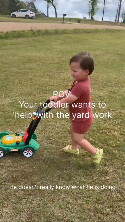 Instagram post by @bainybt1d for Little Tikes. Caption reads: [...] him just be a kid 🤍🛝👦🏻....