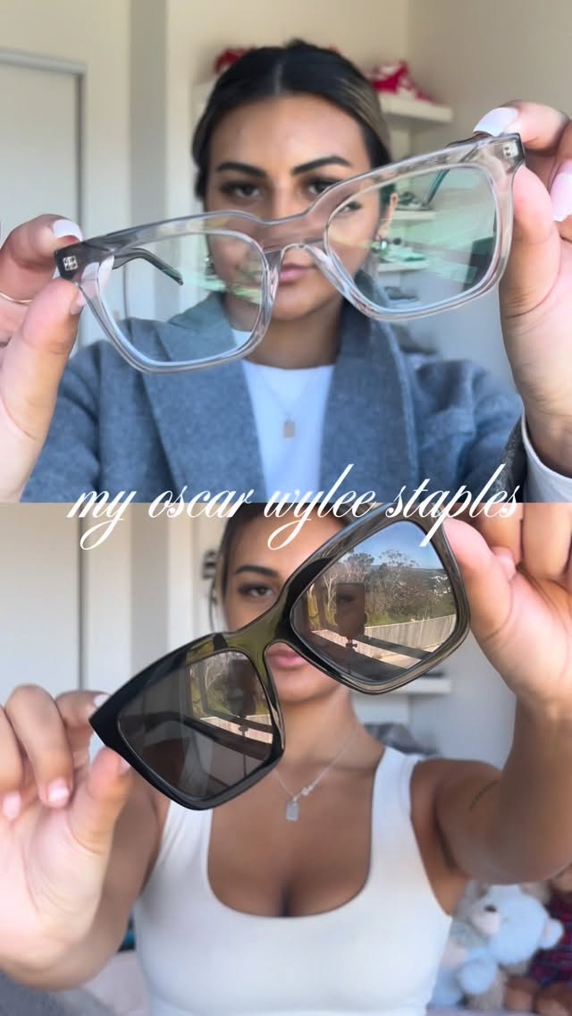 Instagram post by @danielllagibson for Oscar Wylee Eyewear. Caption reads: My @oscarwylee Staples ✨ You will honestly see me....