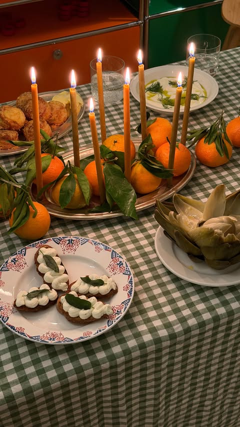 Instagram post by @xanthemross for Sanpellegrino. Caption reads: remember hosting doesn’t have to be a seated....