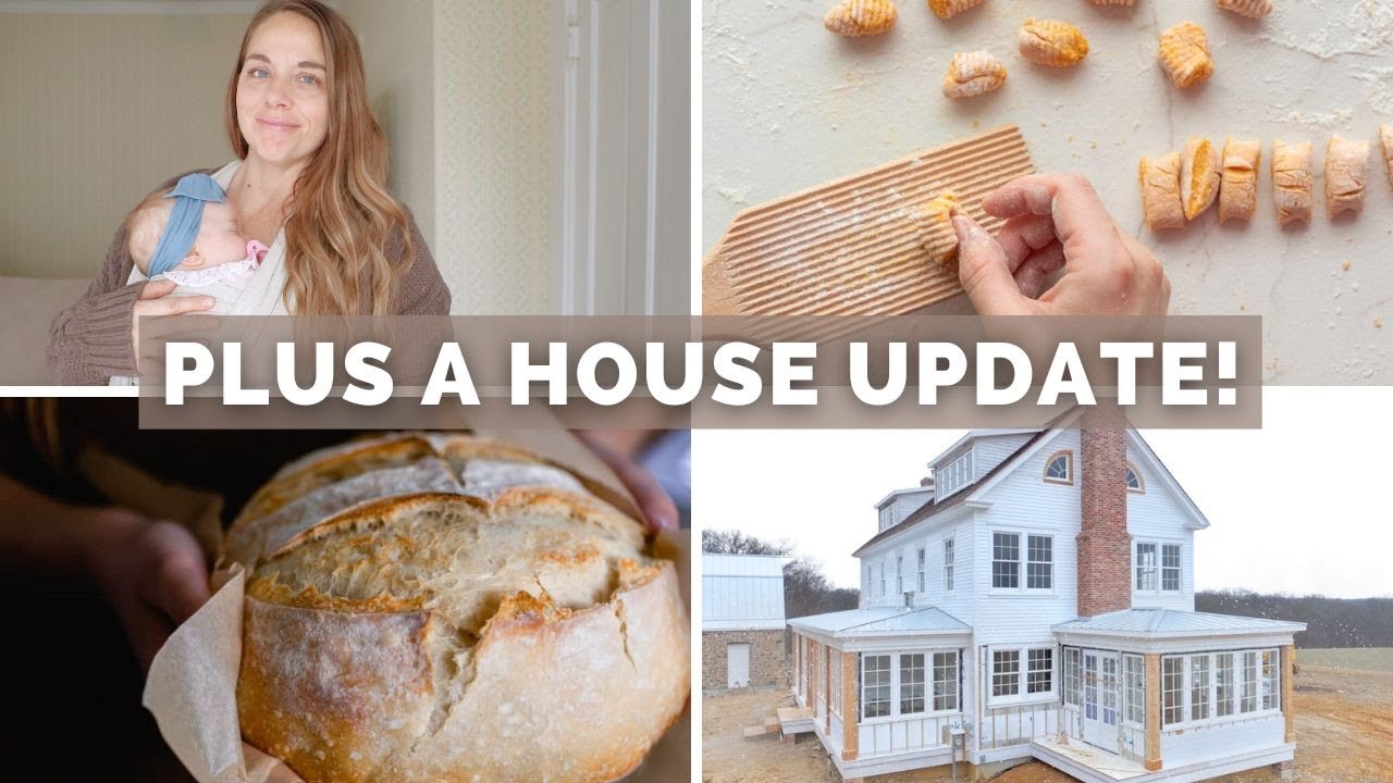 YouTube post by @FarmhouseonBoone for Birch. Caption reads: Living slowly on a cold winter day.