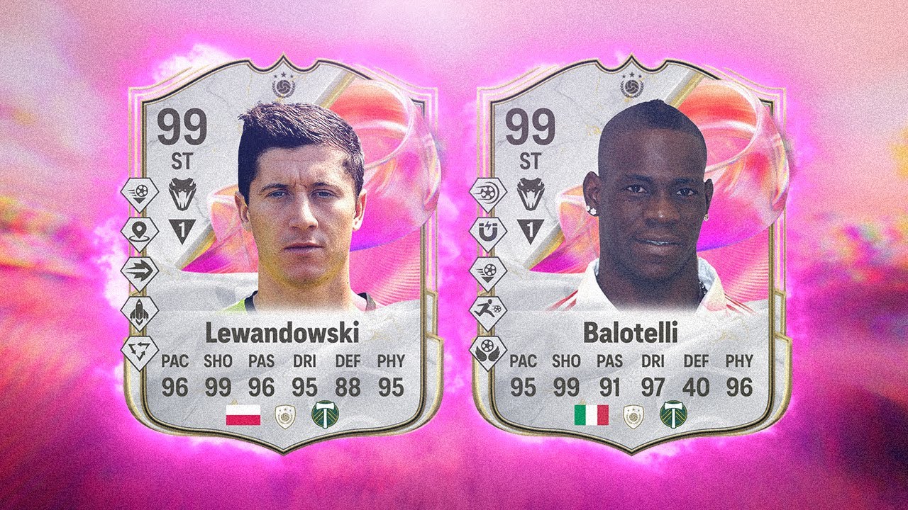 YouTube post by @PLKD for R-GOL. Caption reads: LEWATELLI: THE LAST DANCE in EA SPORTS FC 25.