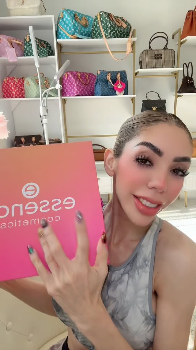 Instagram post by @marf_glam for ESSENCE. Caption reads: @essence THANKS SO MUCH ESSENCE #fyp fyp [...].