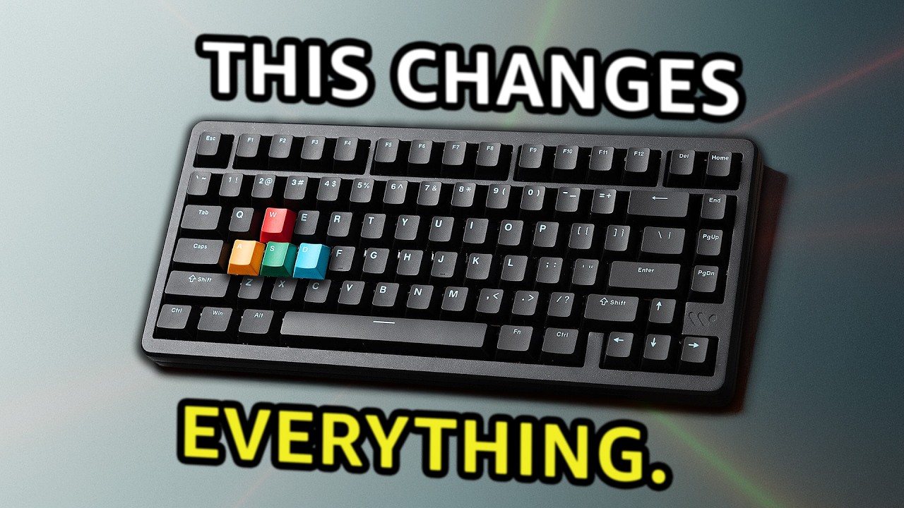 YouTube post by @HipyoTech for Womier Keyboard. Caption reads: Gaming Keyboards Are Different Now....