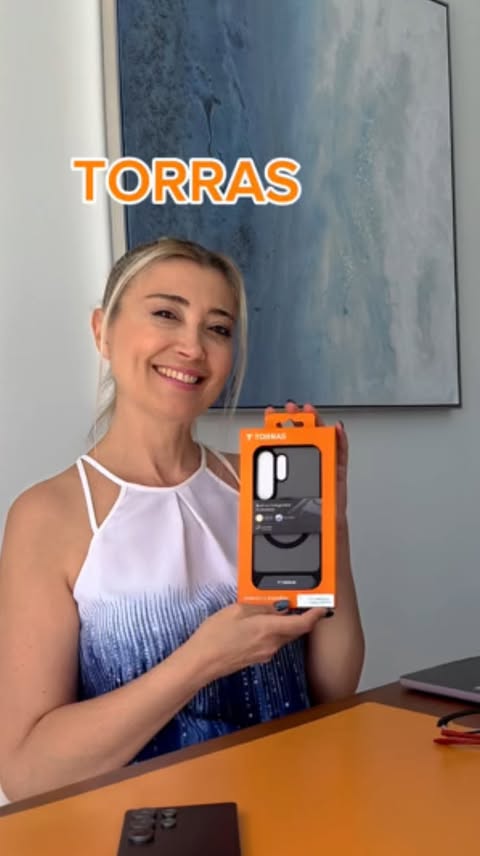 Instagram post by @zerrinvibes for TORRAS. Caption reads: #TorrasPartner My S26 Ultra just got a serious....