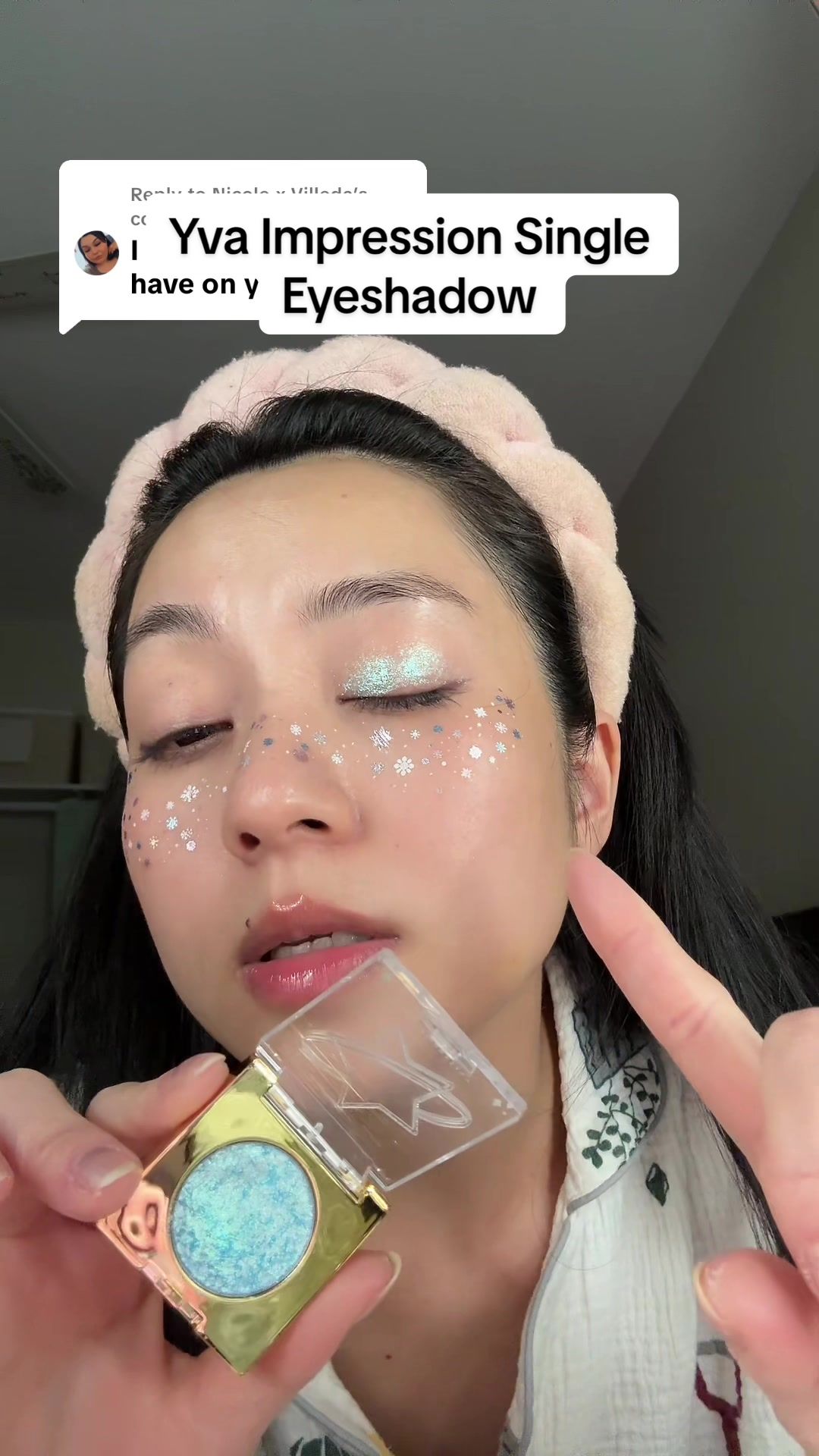 TikTok post by @nphiynhi for Yva Expressions. Caption reads: [...] to @Nicole.x.Villeda Girl it's from @Yva....