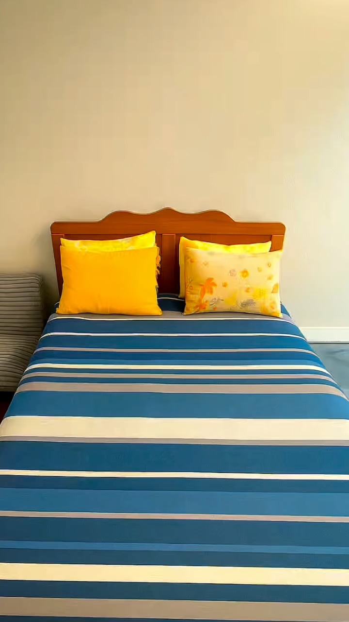 Instagram post by @seldasahn for Belffin. Caption reads: ✨ 🛏️ Our new favorite: the uteeran bed frame....