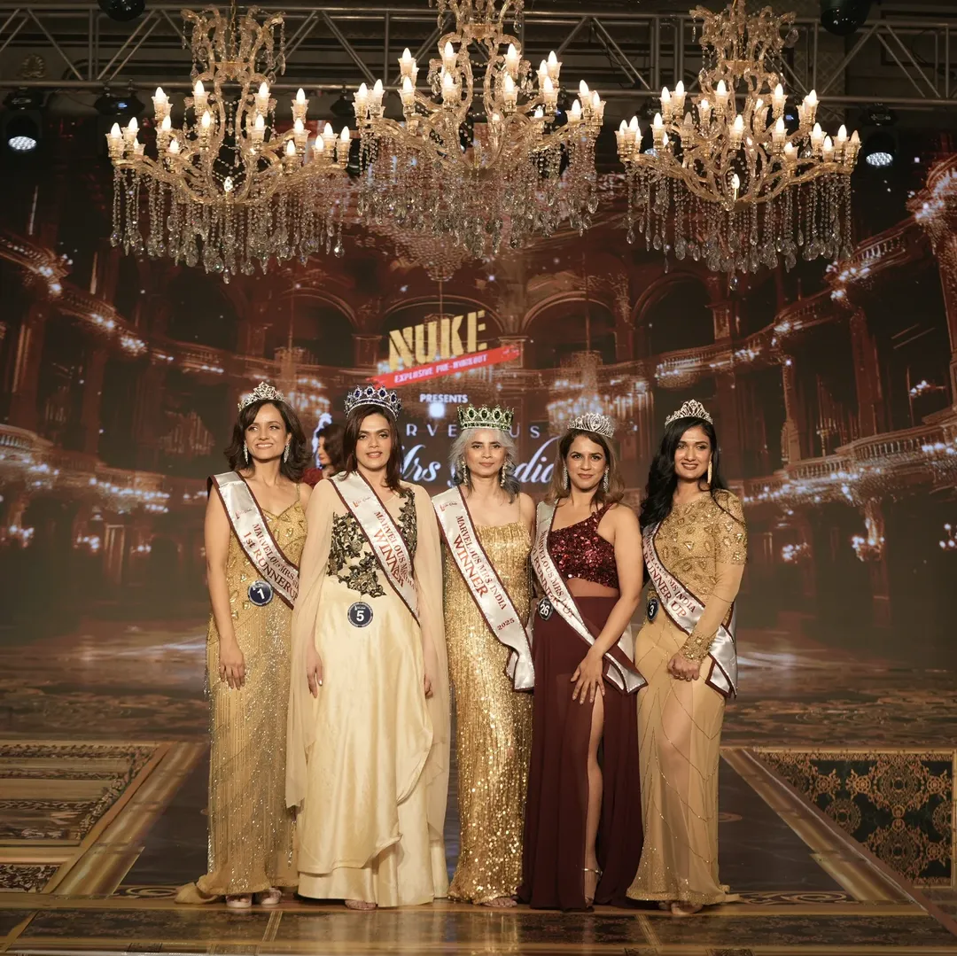 Instagram post by @aditigovitrikar for Big Flex - Sports Nutrition. Caption reads: Bigflex Nuke sponsoring Mrs India event to give....