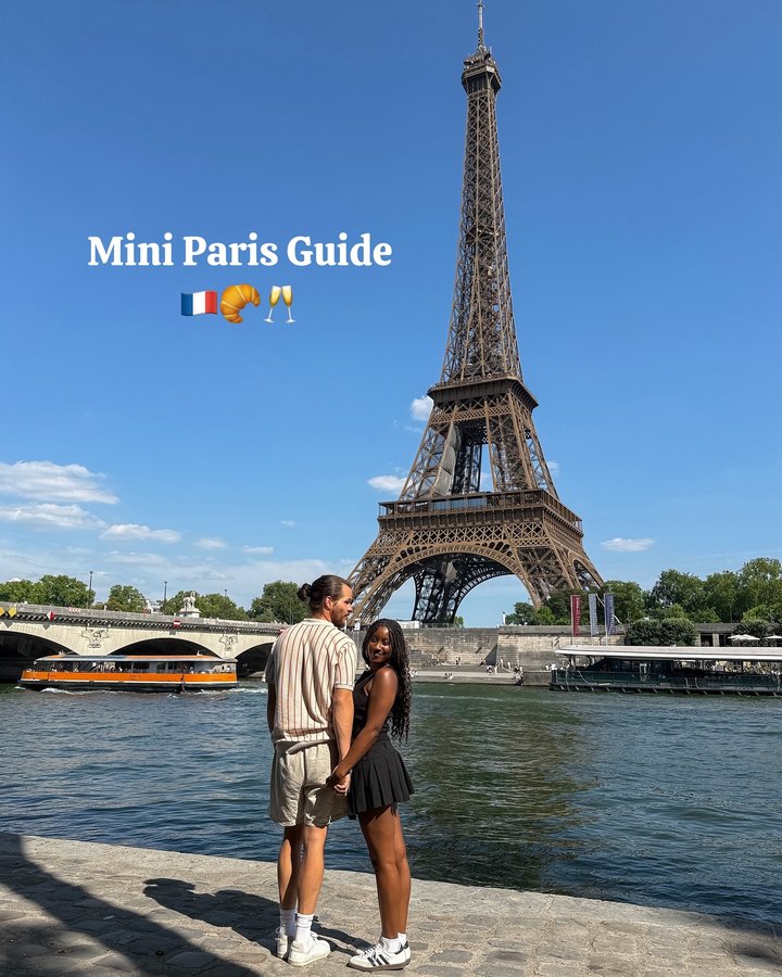 Instagram post by @bashabroad for Moxy Hotels. Caption reads: [...] trip to Paris 🇫🇷 and stay at @moxyhotels....
