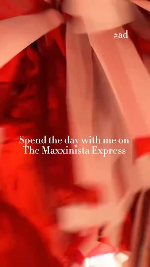 Instagram post by @kelcey_w for TJ Maxx. Caption reads: The maxxinista express was one unforgettably wild....