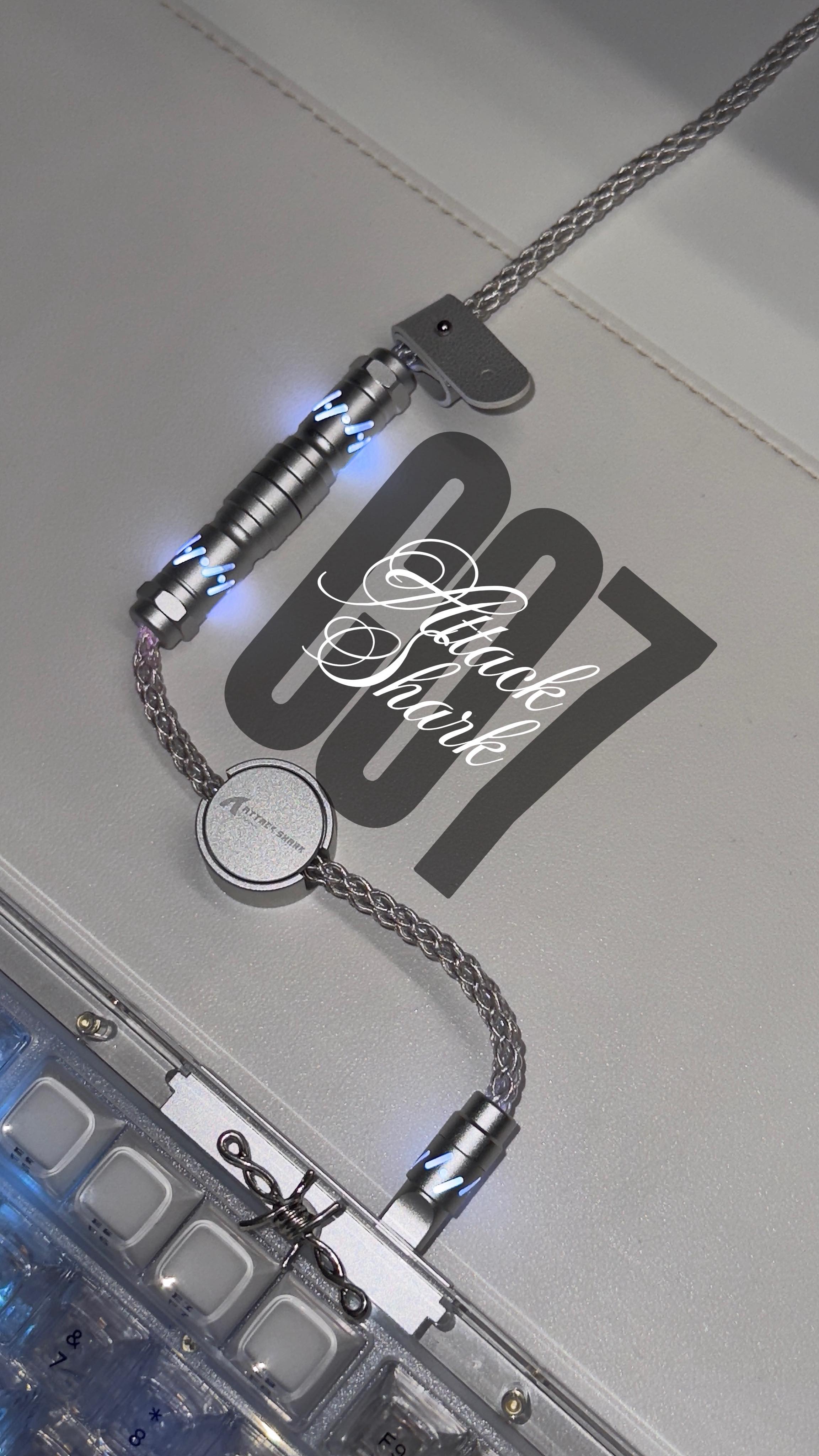 Instagram post by @blacklungio for Attack Shark. Caption reads: Thank you @attacksharkgear for sending me the C07....