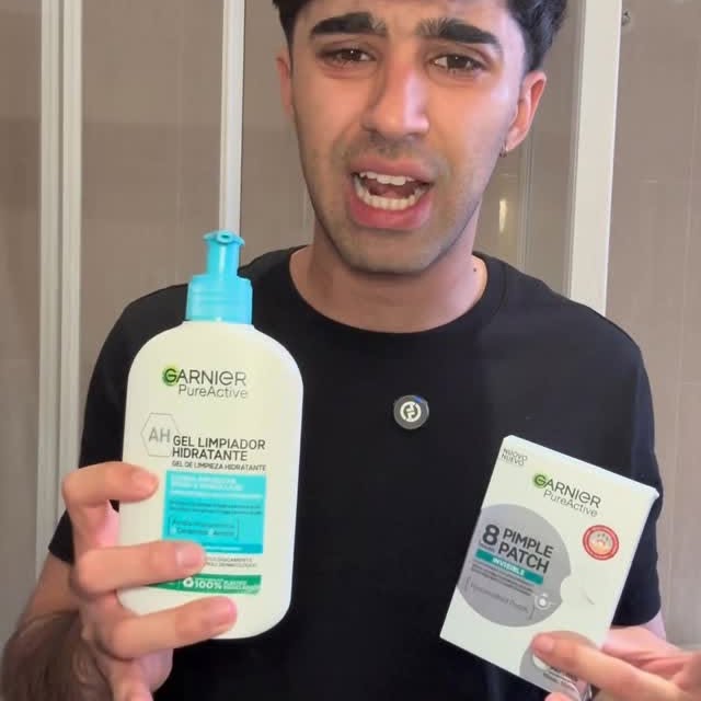 Instagram post by @pabloverarr for Garnier España. Caption reads: Publi. Gracias a Pure Active de @garnier_es ya no....