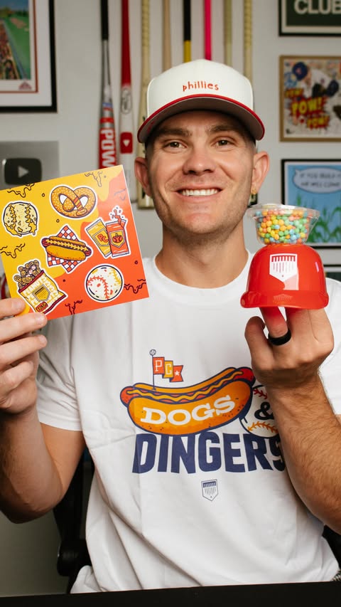 Instagram post by @aidenmcintyre_ for Plate Crate. Caption reads: [...] together than Baseball, Hot Dogs & Plate....