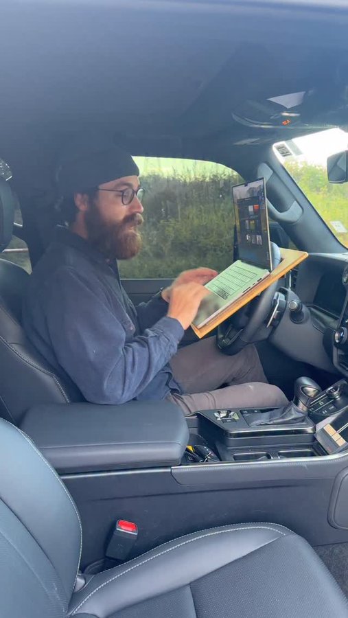 Instagram post by @keeganjasper for AT&T. Caption reads: Getting setup with @att Connected Car™  #ad

If....