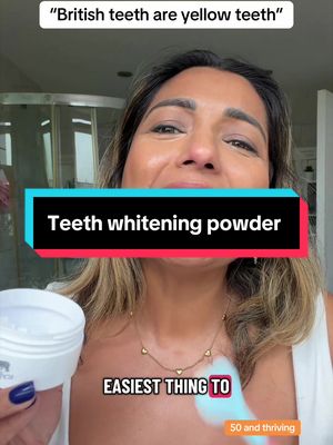 TikTok post by @sheena.tiktok76 for Icy Bear Dental. Caption reads: POV: you’re fighting the British teeth allegations....