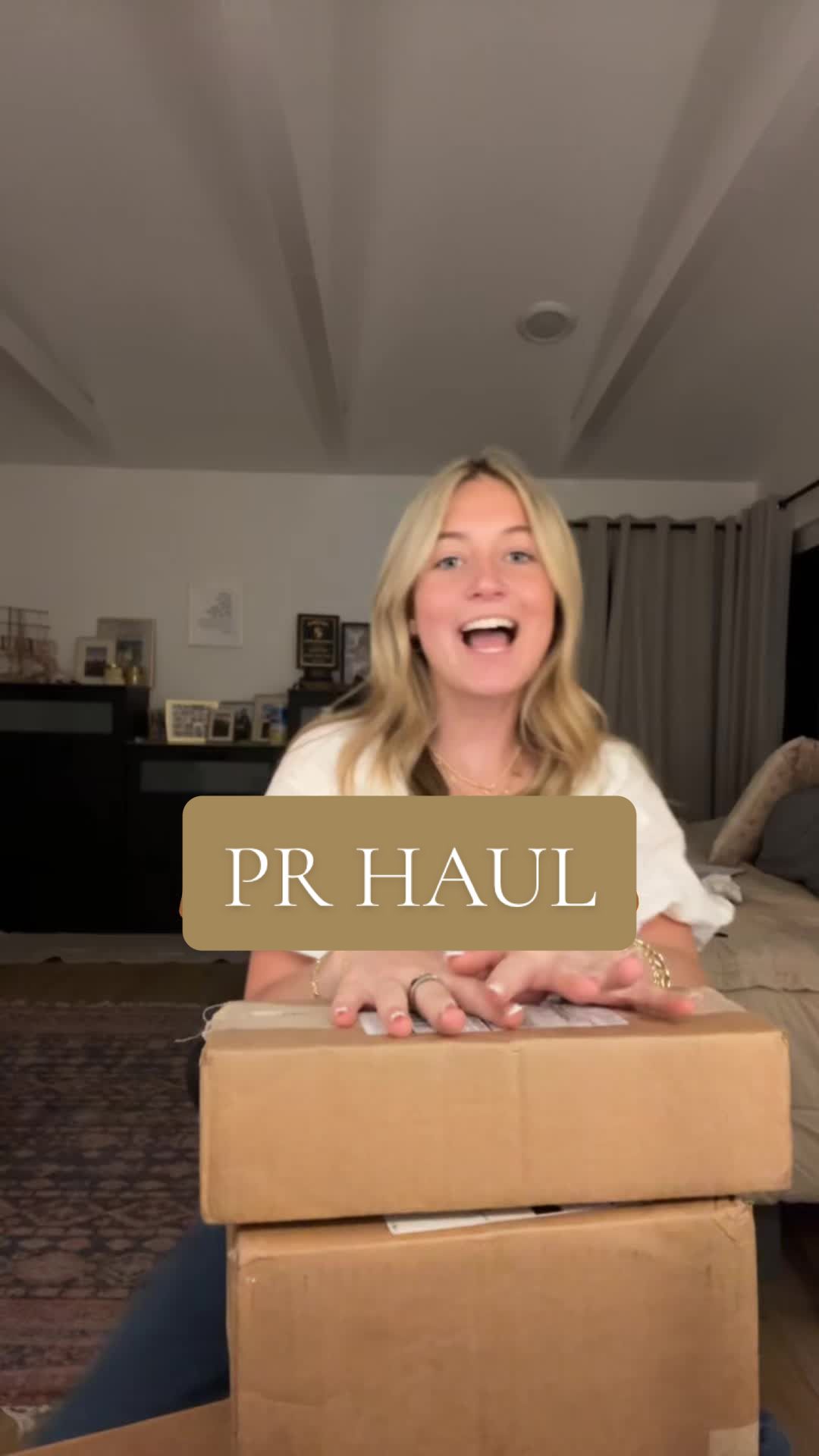 TikTok post by @tessfoleyy for Drybar. Caption reads: thank you so much to all these brands!!🩷💐 @The....