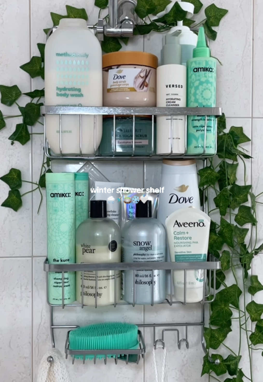 TikTok post by @katelynnnjeaneee for philosophy. Caption reads: [...] Beauty & Personal Care @Versed Skin @amika....