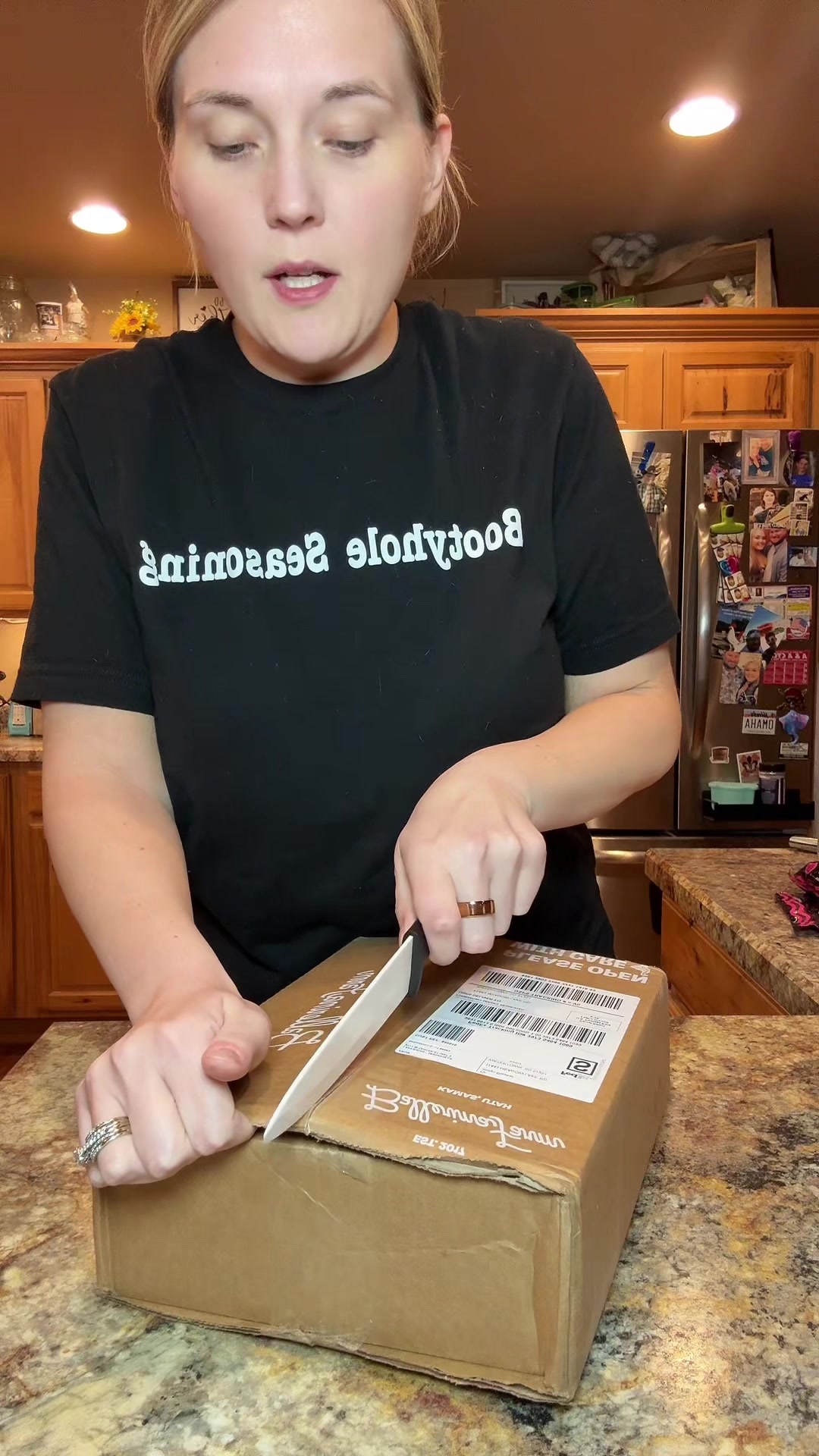 TikTok post by @jos__96 for Ballerina Farm. Caption reads: Creamy chocolate next 😍 @Ballerina Farm Store....