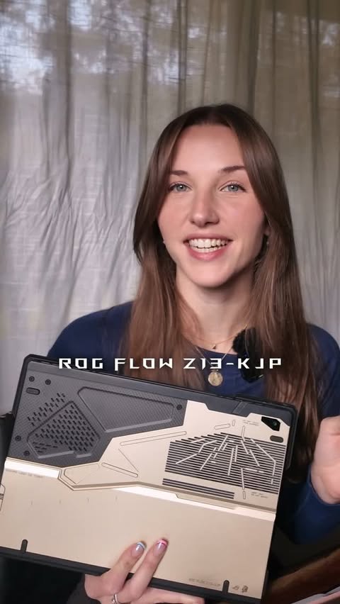 Instagram post by @jaicetv for ASUS. Caption reads: ASUS ROG x Kojima Productions made a gaming [...].