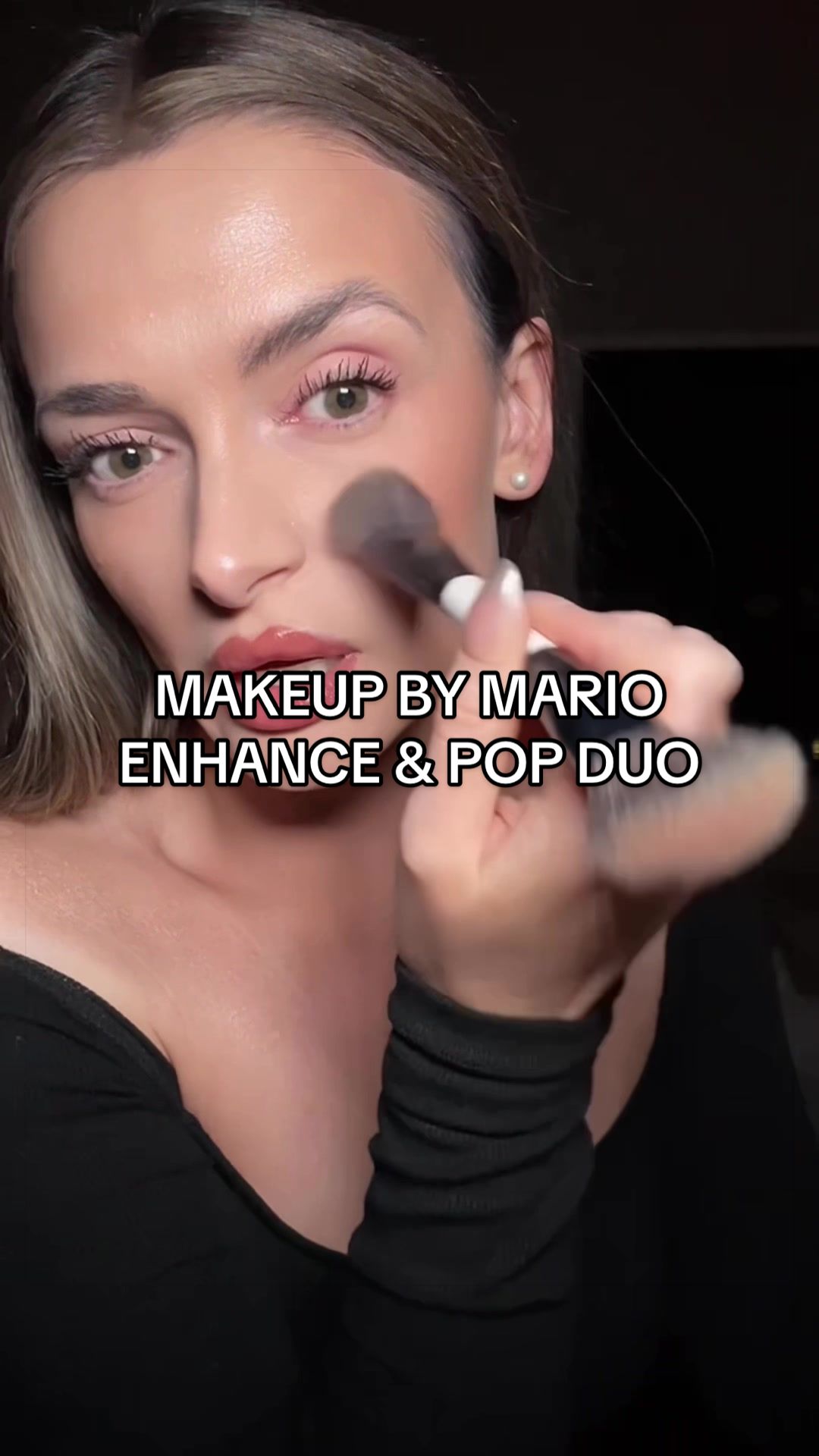 TikTok post by @herfitbeauty for MAKEUP BY MARIO. Caption reads: AHHHH!!! The Makeup By Mario transfoming skin....