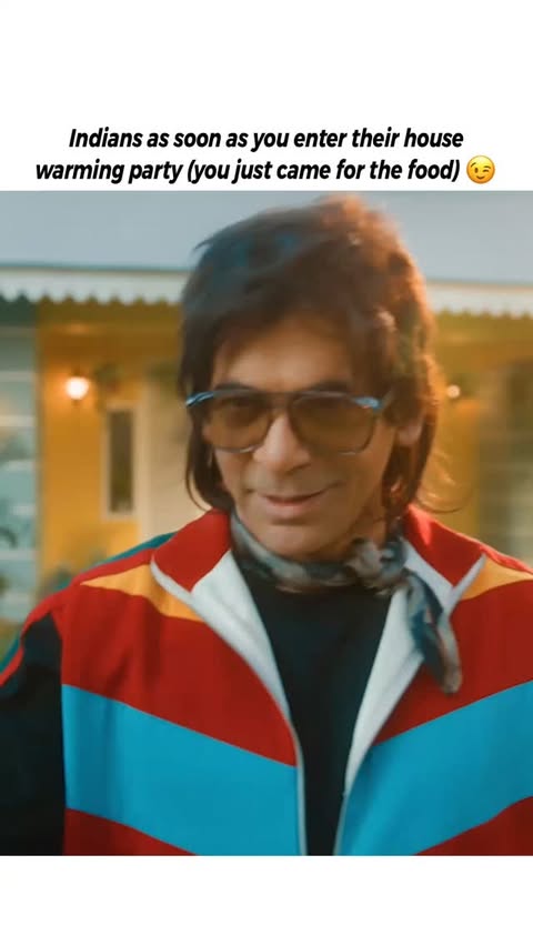 Instagram post by @desihumours.in for Asian Paints. Caption reads: [...] come for the food😀 @whosunilgrover....