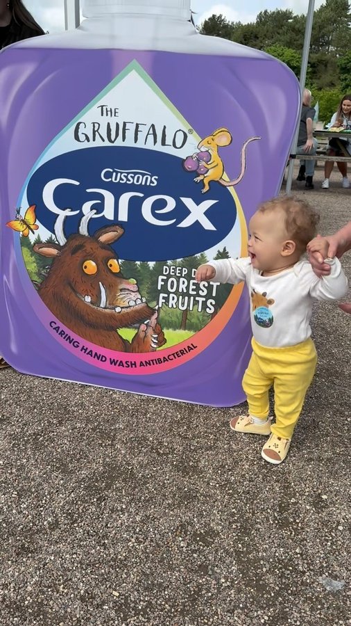 Instagram post by @lifeonhawlane for Carex. Caption reads: #ad If your tiny explorer can’t get enough of the....