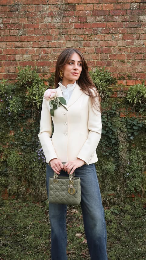 Instagram post by @lydia for Dior. Caption reads: [...] my hobbies too far now? Ad Jacket & bag....